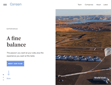 Tablet Screenshot of canaan.com